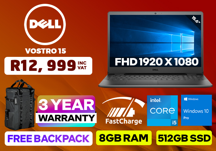 Dell Vostro 15 i5-1135G7 8GB RAM 512GB SSD & 1TB HDD