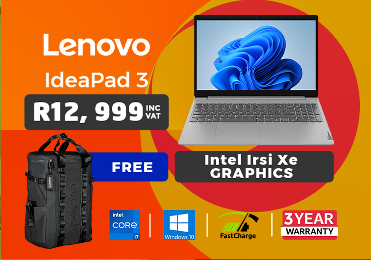 Lenovo IdeaPad 3 i7-1165G7 8GB 256GB & 1TB HDD