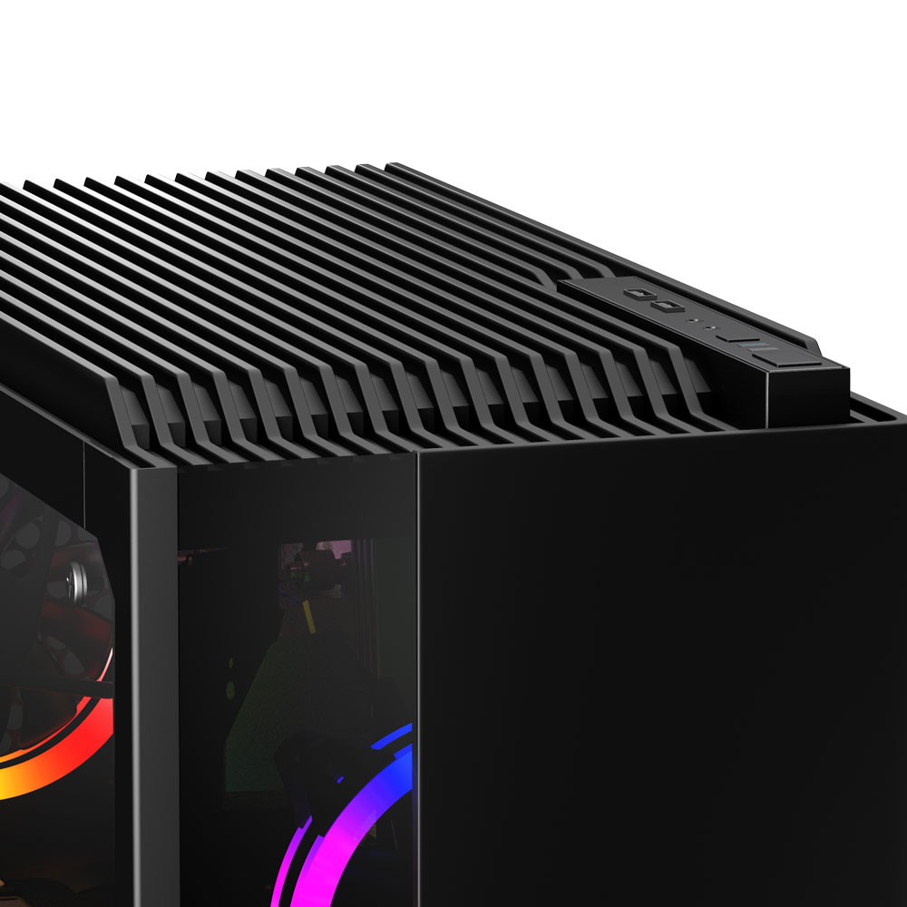 Evetech HERO Tempered Glass ATX Gaming Case
