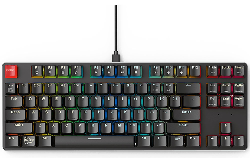 Glorious GMMK Modular Mechanical Keyboard - TKL Black