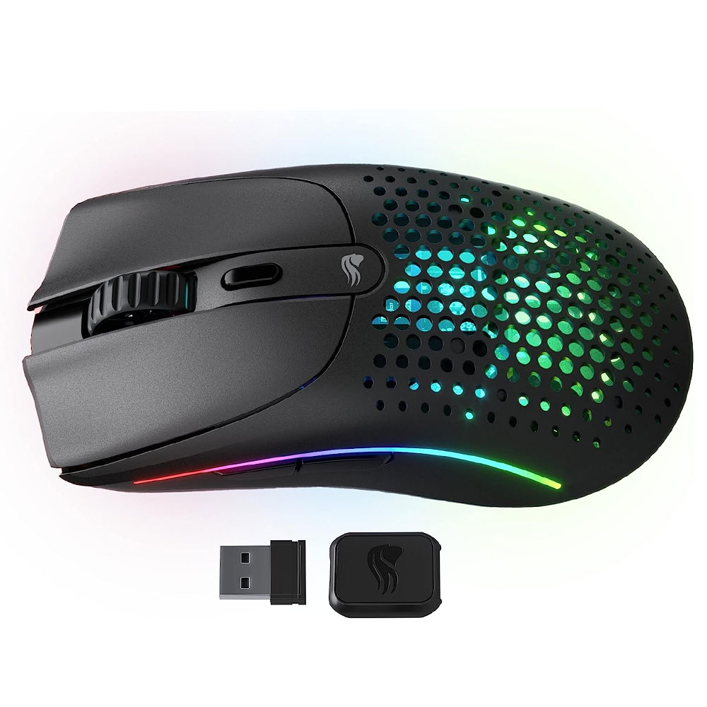  Glorious Model O 2: Wireless Gaming Mouse (White) Triple Mode:  2.4GHz, Bluetooth, USB-C, 26K DPI Sensor, 210h Battery Life, 6 Programmable  Buttons, Gaming Accessories for PC, Laptop, Mac : Video Games