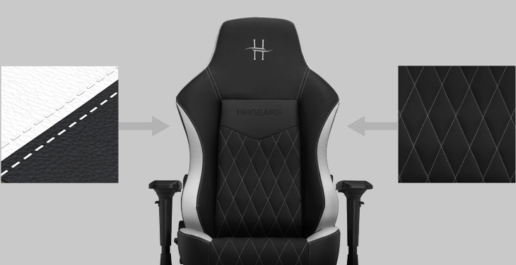 HHGears XL-800 PU Leather Gaming Chair - Black/Green