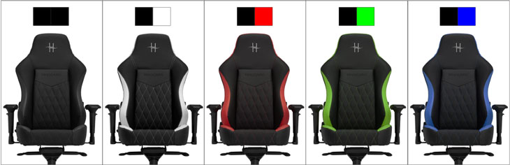 HHGears XL-800 PU Leather Gaming Chair - Black/Green