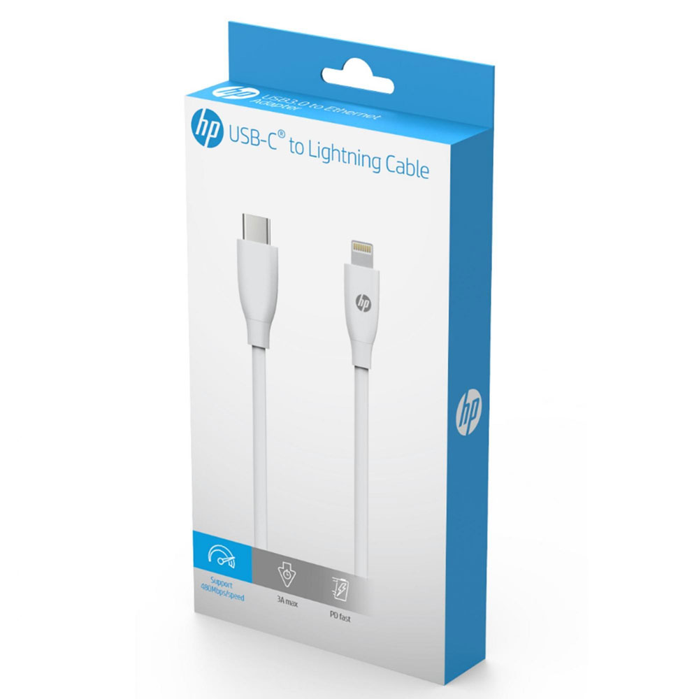 HP DHC-MF103 USB C to Lightning Cable - Black