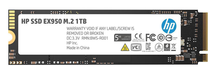 HP EX950 M.2 1TB PCI-e NVMe Internal SSD
