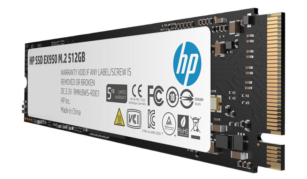 HP EX950 M.2 512GB  PCl-e NVMe Internal SSD