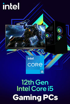 Intel 12th Gen Core i5 Gaming PCs