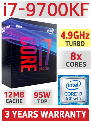 Intel Core I7 9700kf Processor Bxikf Free Shipping