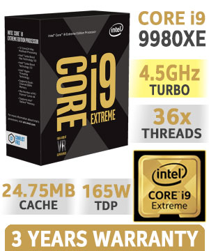 Intel Core i9-9980XE Processor - BX80673I99980X - Free Shipping