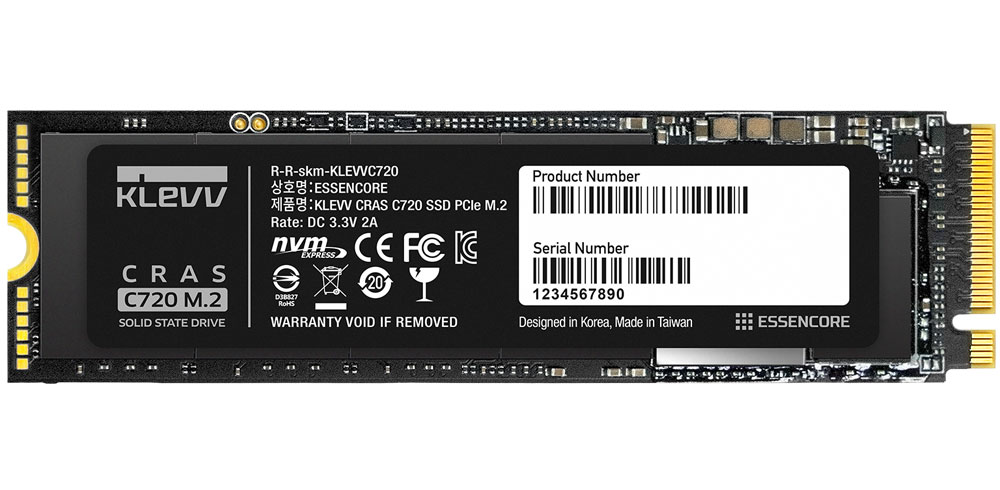KLEVV CRAS C720 512GB NVMe SSD
