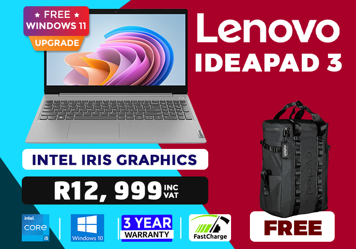 Lenovo IdeaPad 3 i5-1135G7 8GB RAM 512GB SSD & 1TB HDD