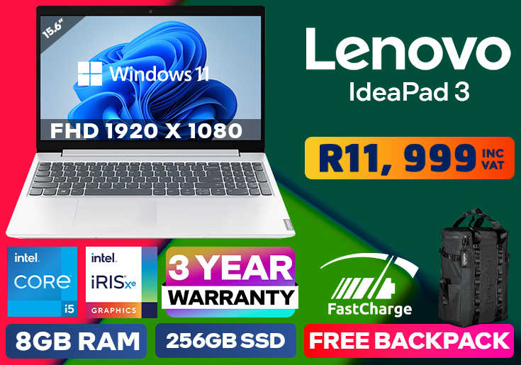 Lenovo IdeaPad L3 i5-1135G7 8GB RAM & 256GB SSD + 1TB HDD