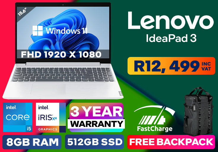 Lenovo IdeaPad L3 i5-1135G7 8GB RAM & 512GB SSD + 1TB HDD