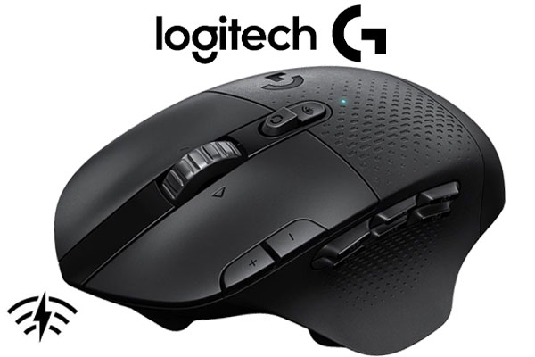 Logitech G604 Lightspeed Wireless Gaming Mouse / Hero 25K Sensor 25,600 max DPI Resolution / Lightspeed or Bluetooth Wireless / 15 Controls Programmable Buttons / 910-005650