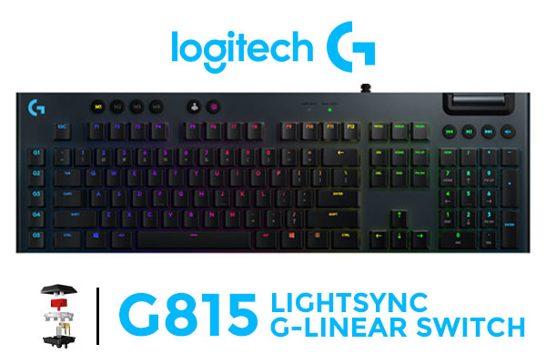 Logitech G815 Keyboard Linear Switch