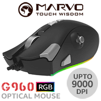 MARVO G960 Optical RGB Gaming Mouse