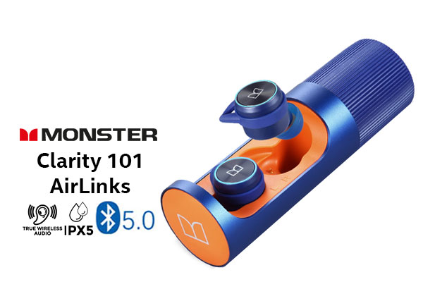 Monster Clarity 101 AirLinks Wireless Headphones - Blue