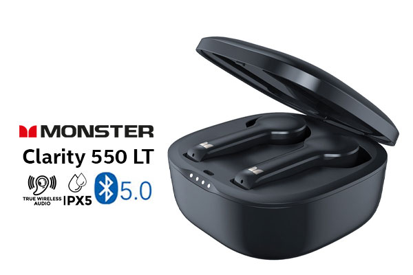 MONSTER Clarity 550 LT Wireless Earphone - Black