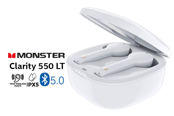 MONSTER Clarity 550 LT Wireless Earphone - White