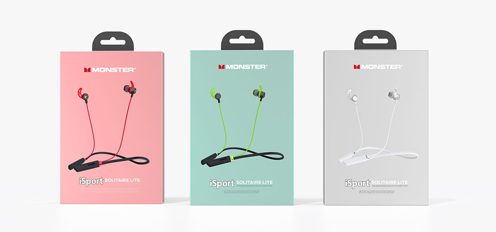 Monster iSport Solitaire Lite Wireless Headphones - Green