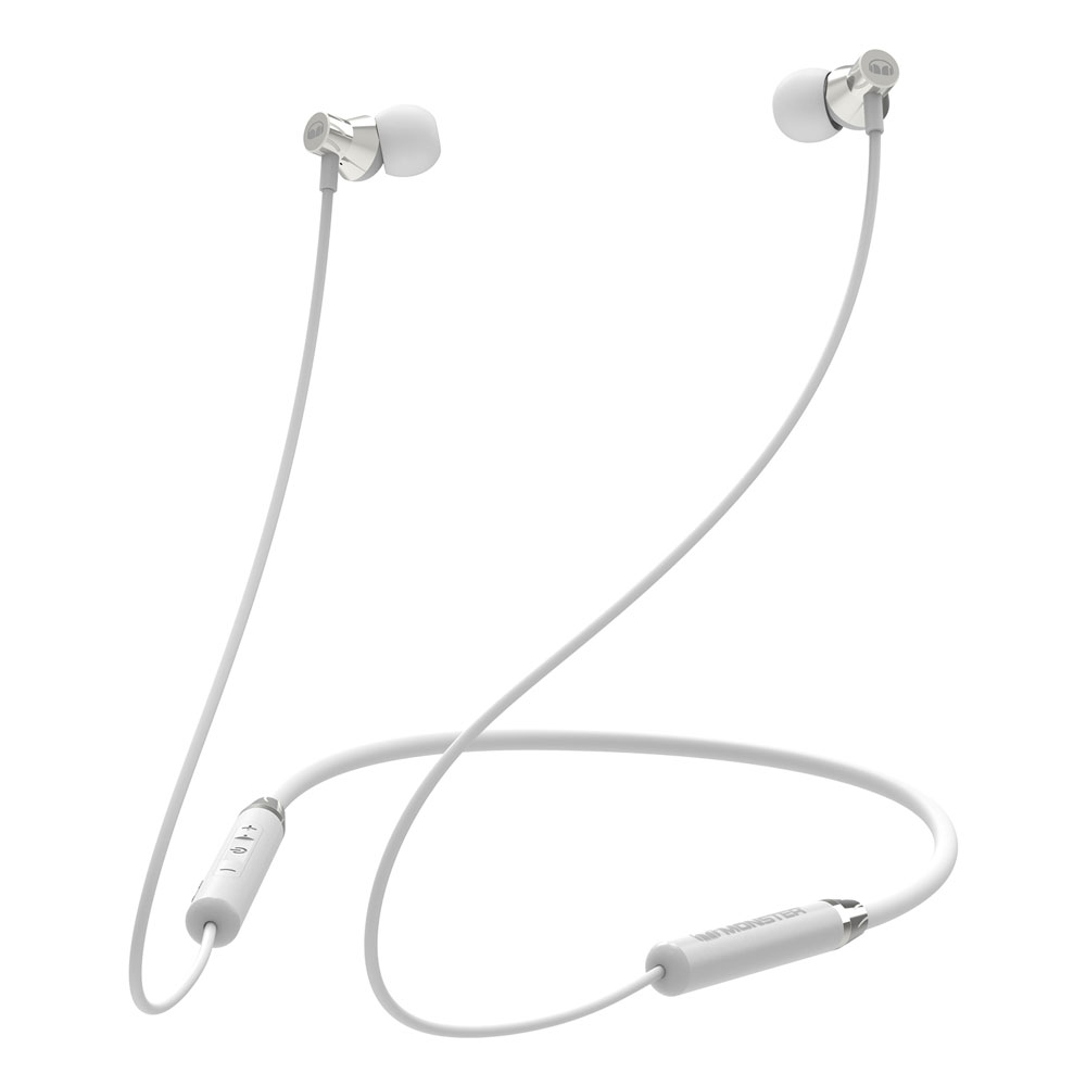 Monster iSport Solitaire Plus Wireless Headphones - White