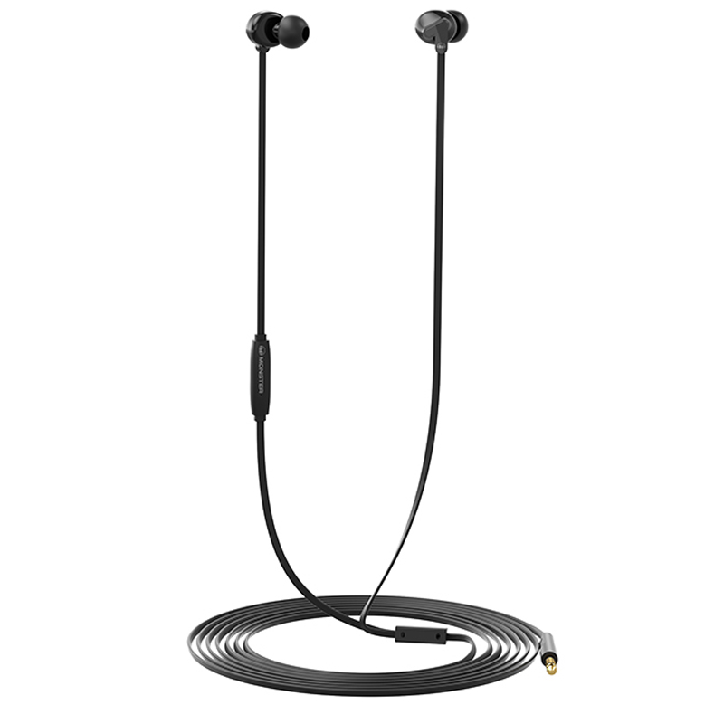 Monster Rave V1 In-Ear Headphones - Black