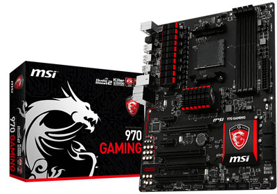 Buy MSI 970 GAMING ATX AMD Motherboard at Evetech.co.za