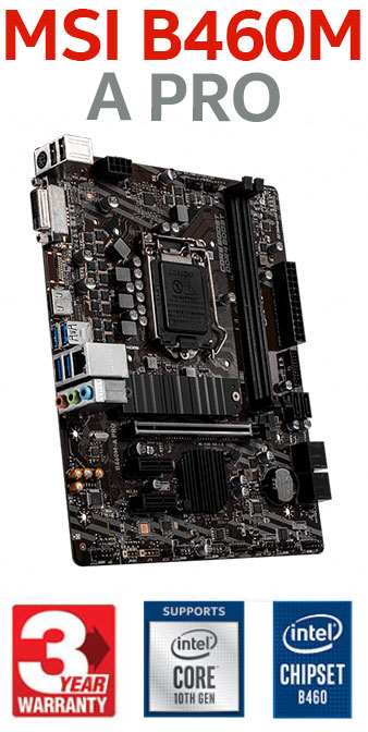 MSI B460M-A PRO Intel Motherboard