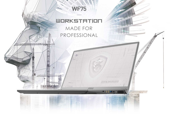 MSI WF75 10TI Quadro T1000 Workstation Laptop