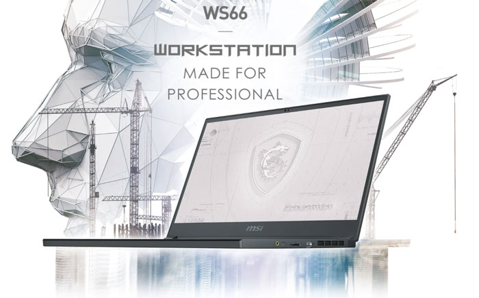 MSI WS66 10TL Quadro RTX 4000 Workstation Laptop With 64GB RAM