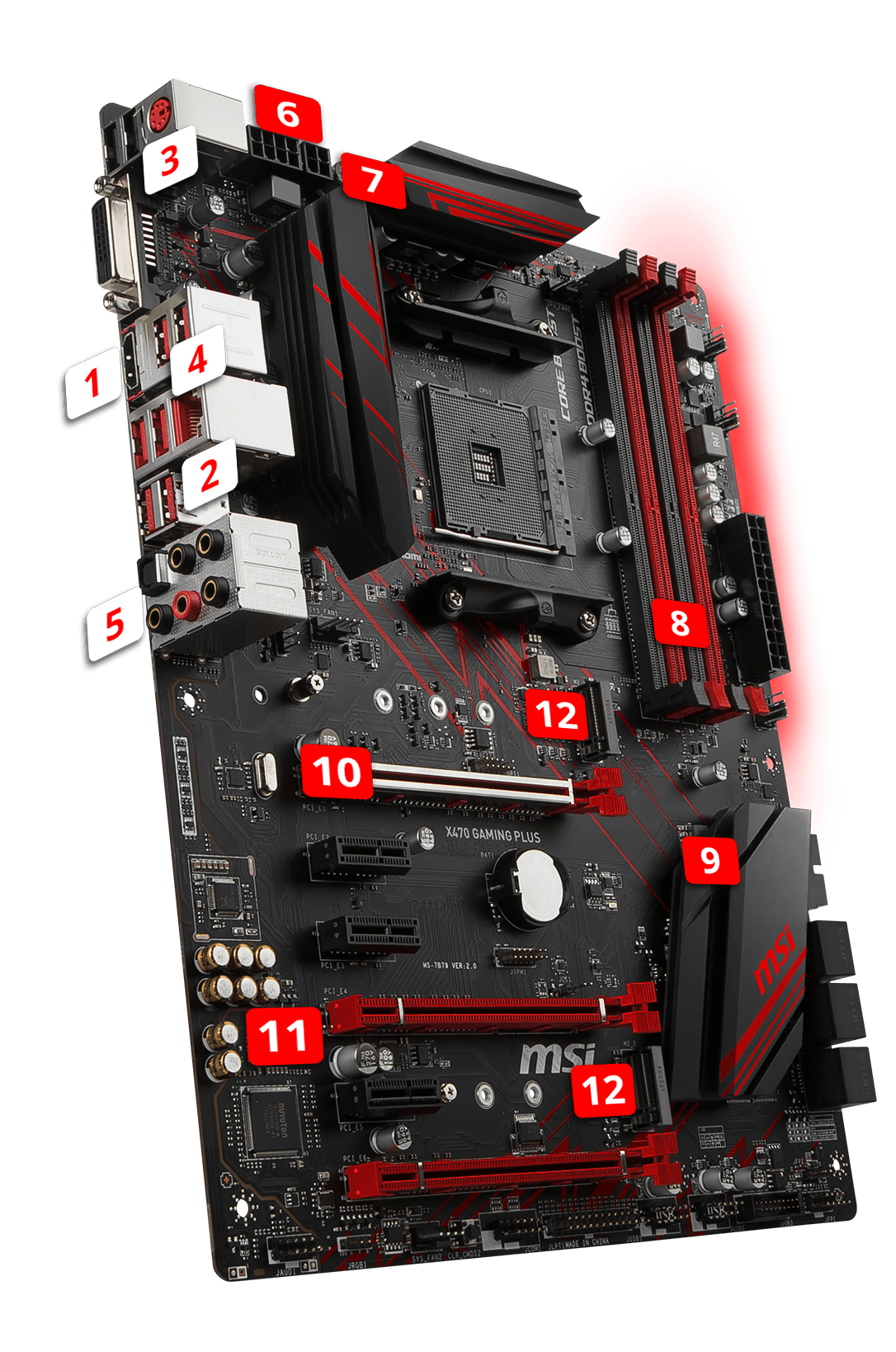 MSI X470 Gaming Plus Motherboard - Best Deal - South Africa