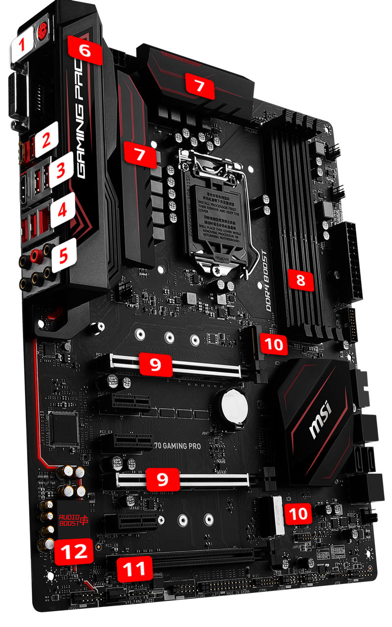 MSI Z270 Gaming Pro Intel Motherboard - Free Shipping - South Africa