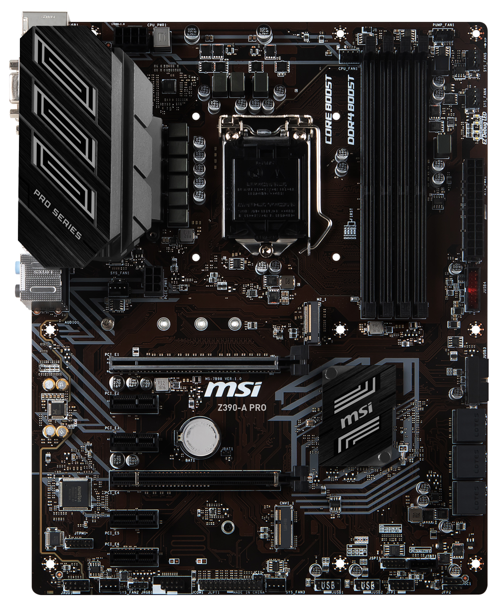 Core i9 9900K MSI Z390-A Pro 8GB RGB Upgrade Kit