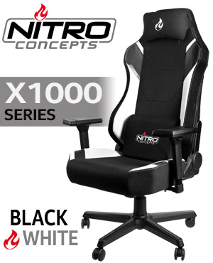 Nitro Concepts X1000 Gaming Chair Black White Best Deal South Africa