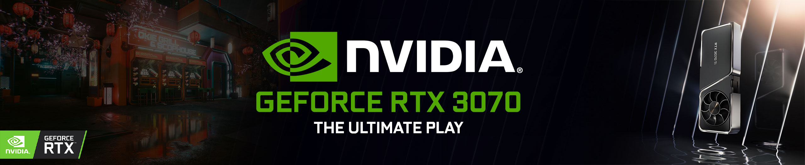 Geforce RTX 3070 Landing Page
