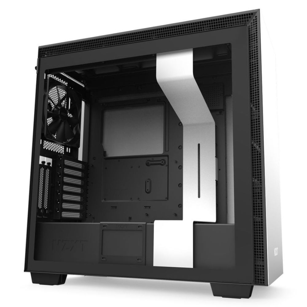 NZXT H710i Tempered Glass Gaming Case - Black/White