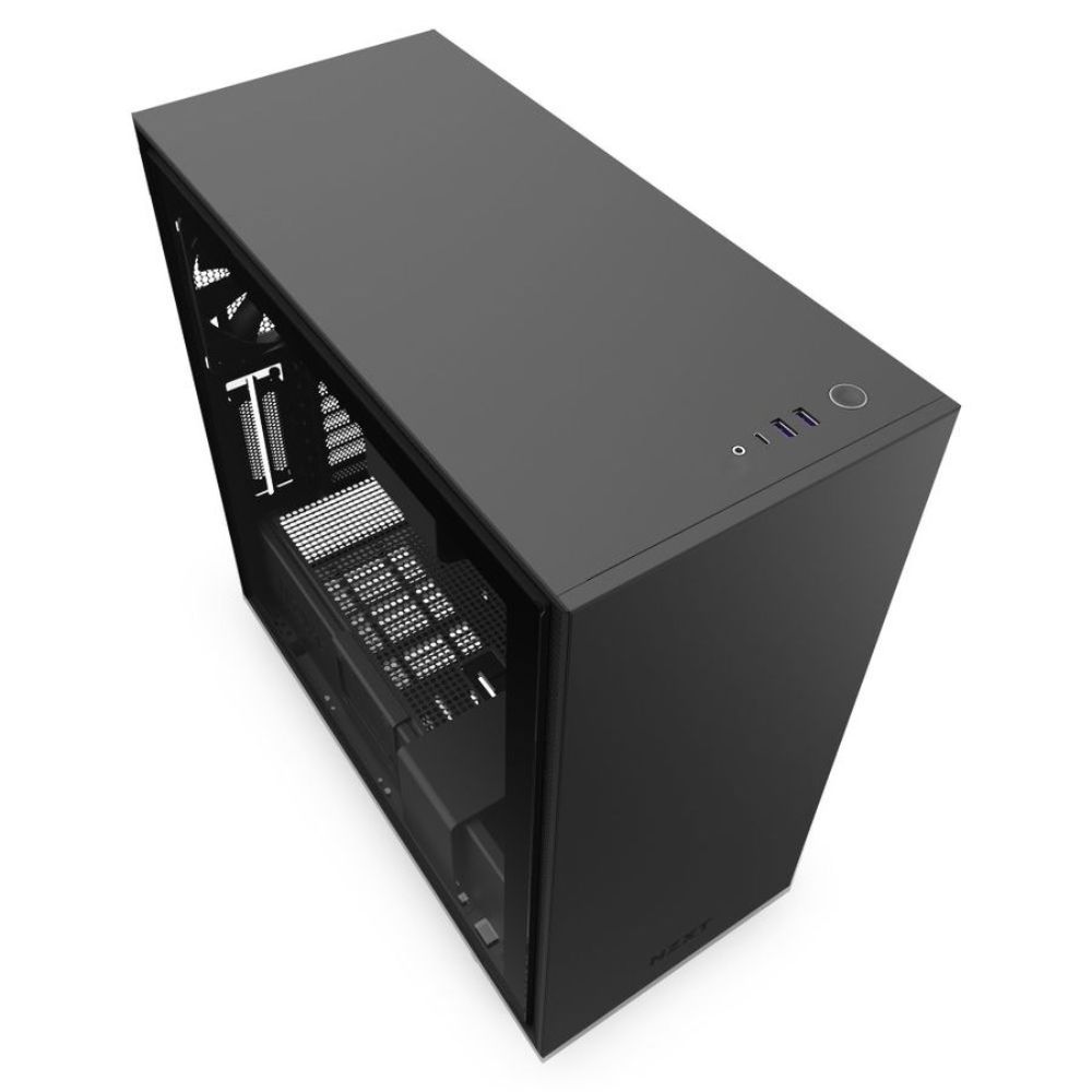 NZXT H710 Tempered Glass Gaming Case - Black