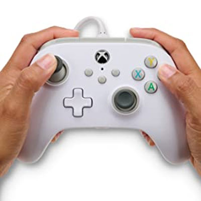Controlador con cable PowerA para Xbox Series - Blanco