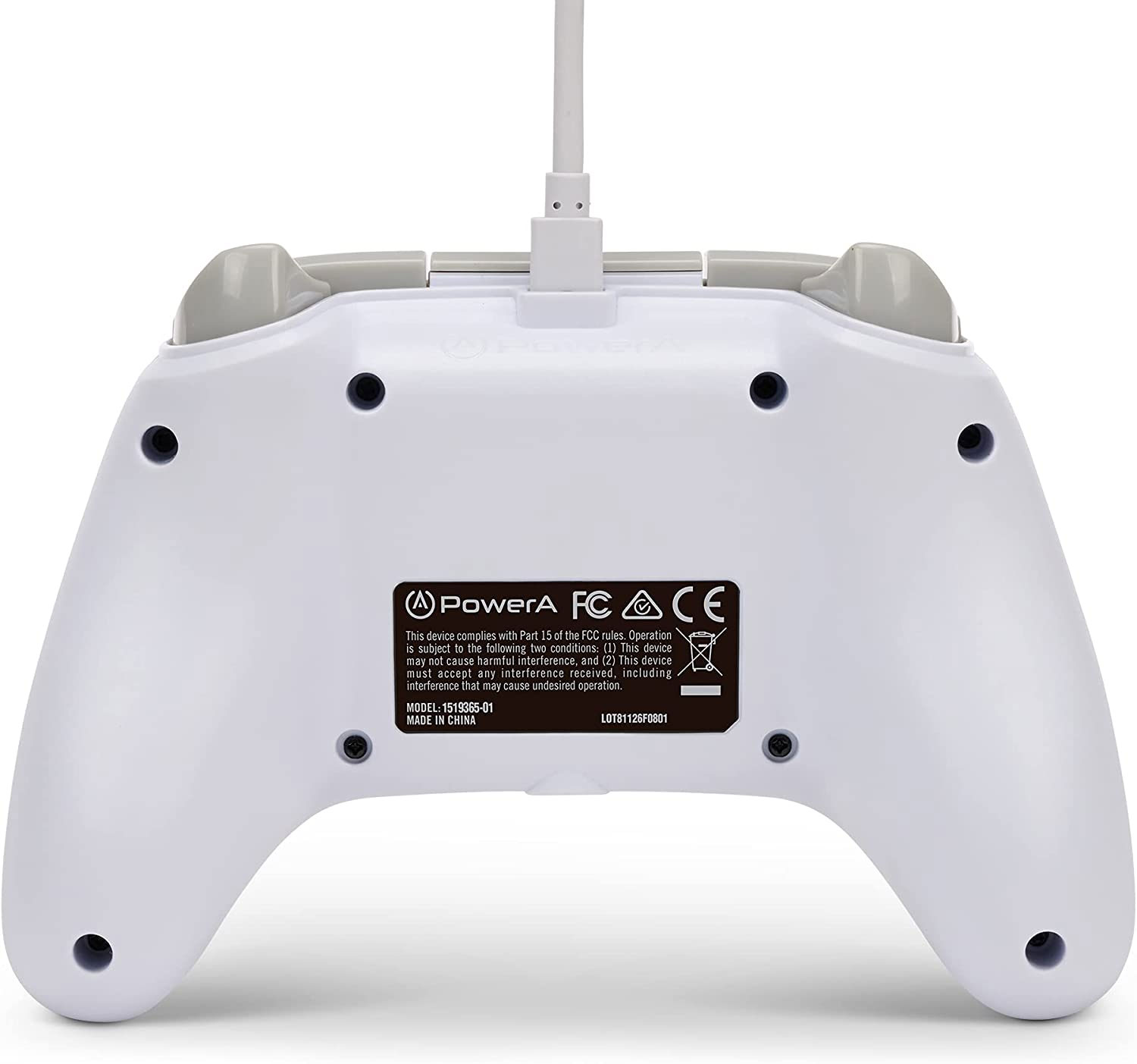 Controlador con cable PowerA para Xbox Series - Blanco