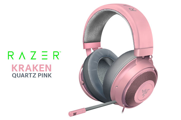 Razer Kraken Quartz Edition Gaming Headset - Pink