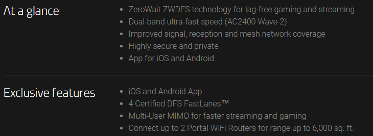 Razer-Portal Smart AC2400 Dual-Band Wi-Fi Router - White