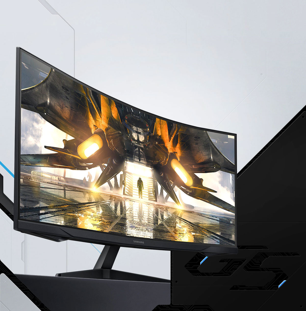 Samsung Odyssey G5 27 1440p HDR 165Hz Curved Gaming Monitor