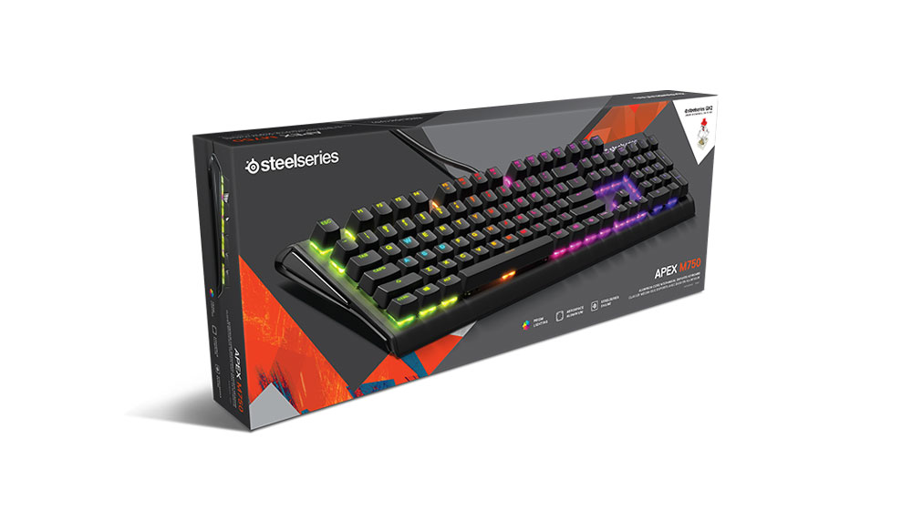 SteelSeries Apex M750 RGB Mechanical USB Gaming Keyboard