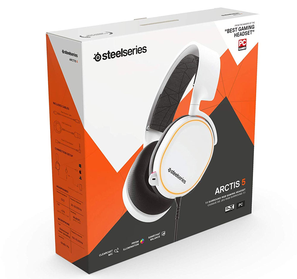 Steelseries ARCTIS RGB Gaming Headset White Best Deal South Africa