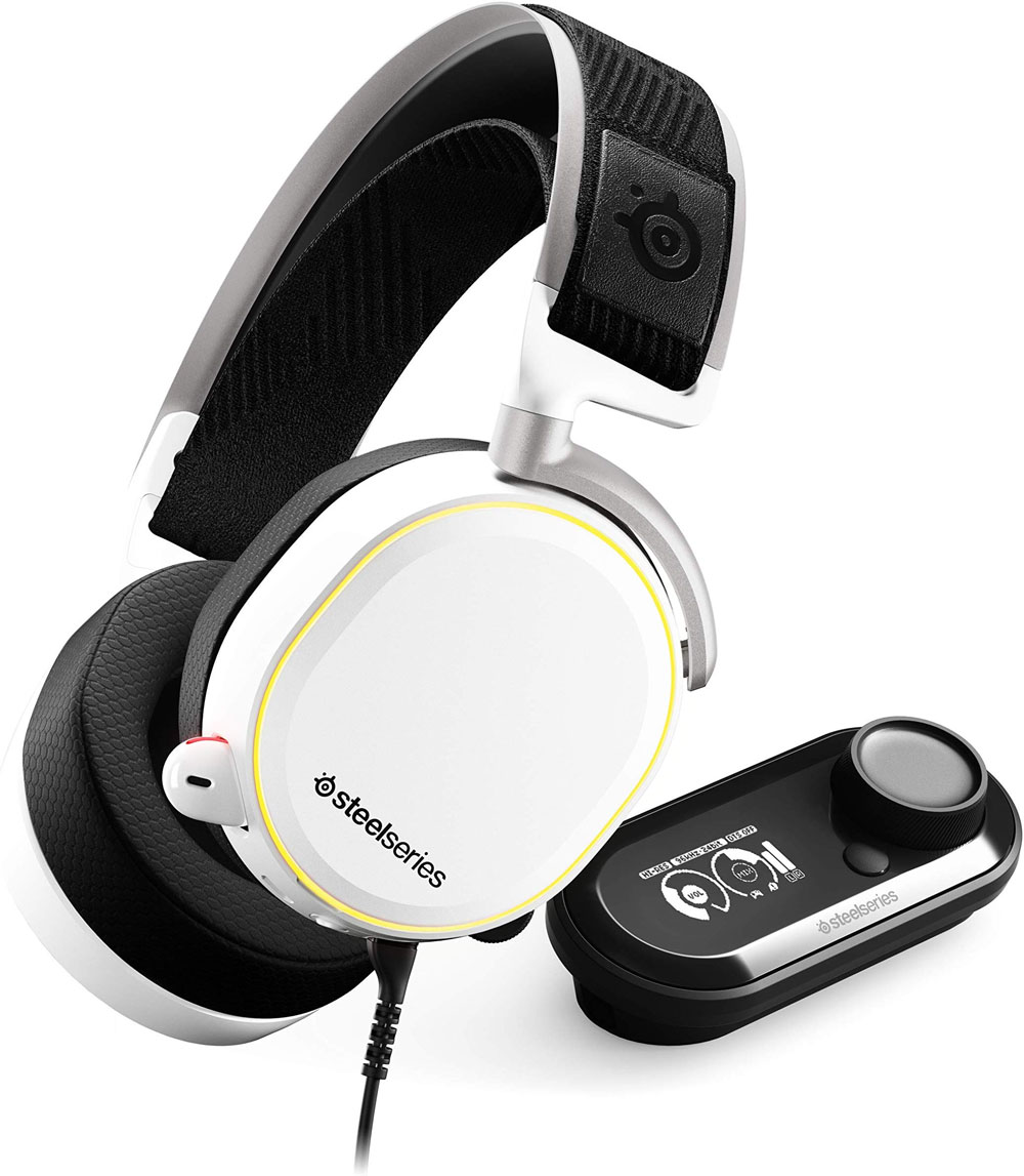 SteelSeries Arctis Pro + GameDAC Gaming Headset - White - OPEN BOX