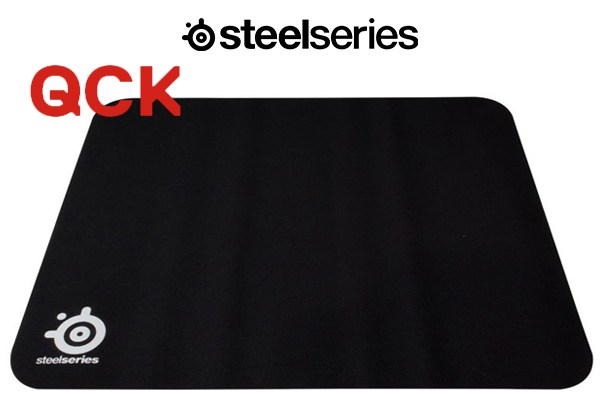 Steelseries QCK Gaming Mouse Pad Black / Steady rubber base / Smooth cloth surface / Medium sized / SS63004
