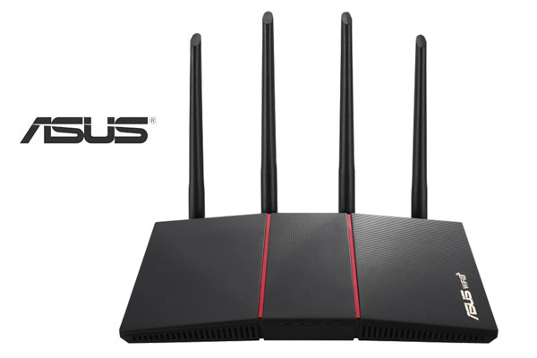 ASUS RT-AX55 AX1800 Dual Band WiFi 6 Router / Supporting MU-MIMO and OFDMA technology / latest WiFi 6(802.11ax) / NitroQAM (1024-QAM) technology / ASUS AiMesh WiFi System / lifetime free AiProtection / RT-AX55