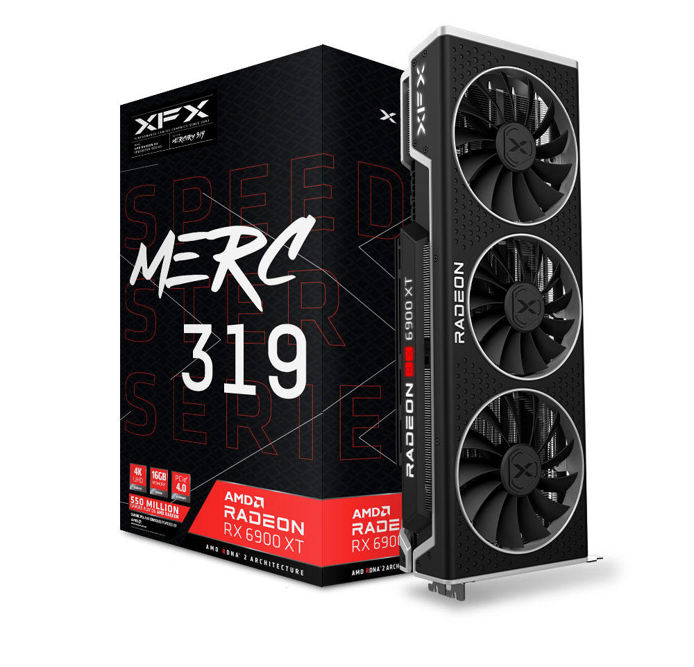 XFX Speedster MERC 319 AMD Radeon RX 6900 XT 16GB BLACK - Open Box