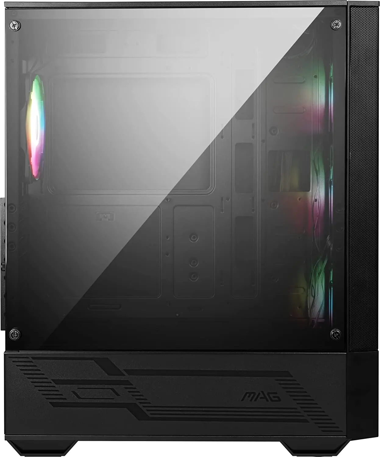 Buy MSI MAG Forge 100R RGB Tempered Glass Case [MSI-FORGE-100R]