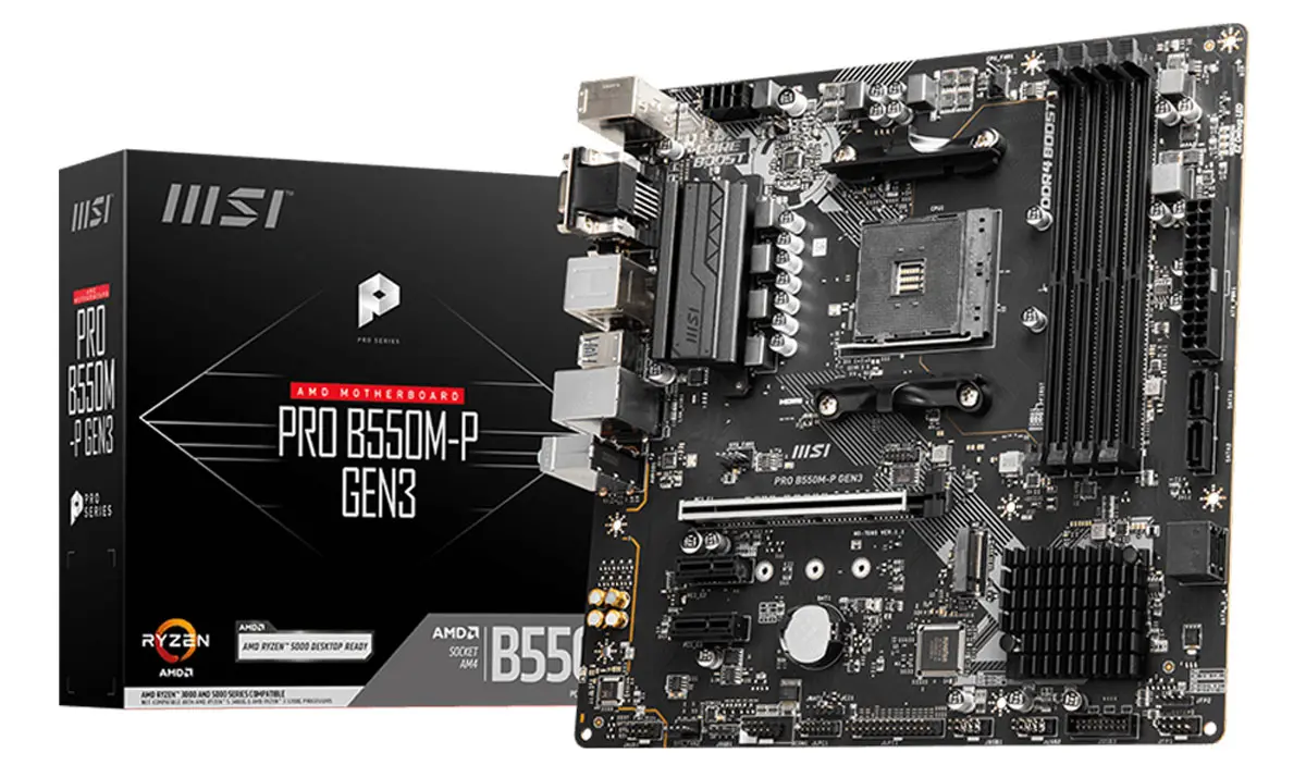 MSI B550-A PRO AM4 ATX AMD Motherboard 